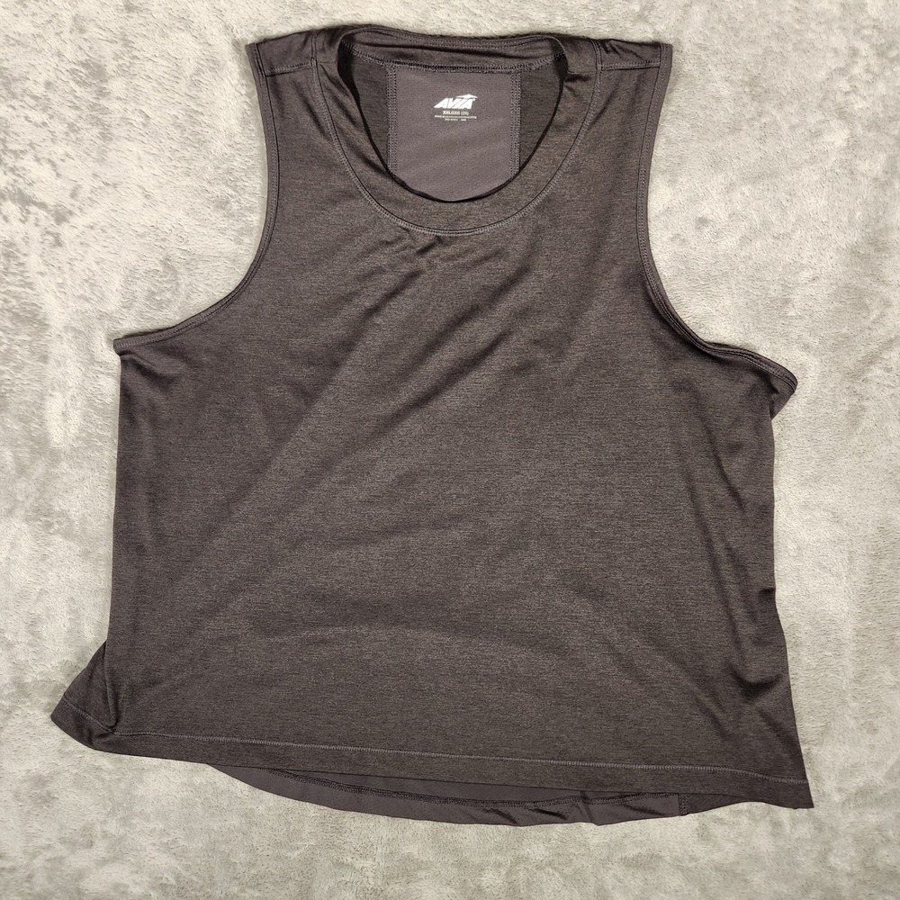 Avia Tank Top Womens XXL‎ 20 Black Excellent Mesh Back Activewear AV12100022141